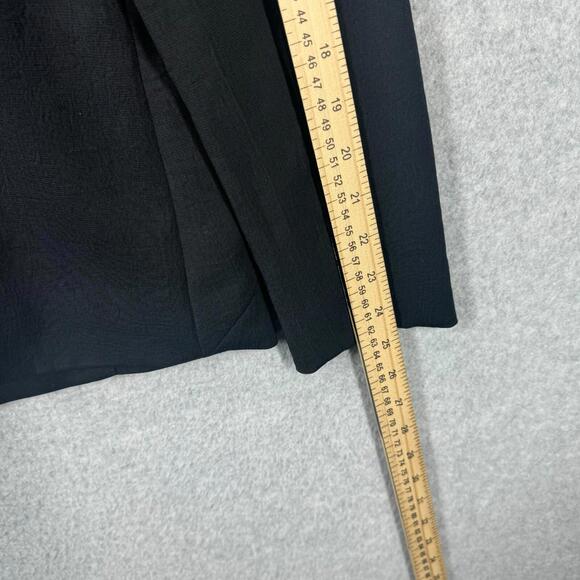 ba & sh Bash Womens XS Black Blazer Textured One Button Fits Larger EUC - Picture 6 of 11